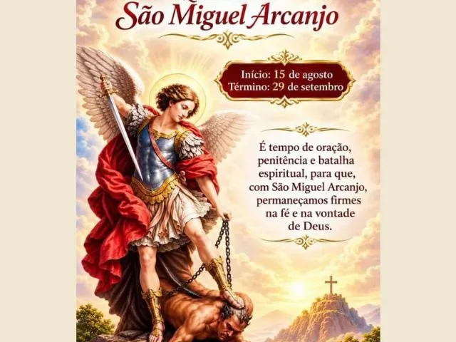 Imagem do grupo de WhatsApp 40 Dias Com São Miguel Arcanjo