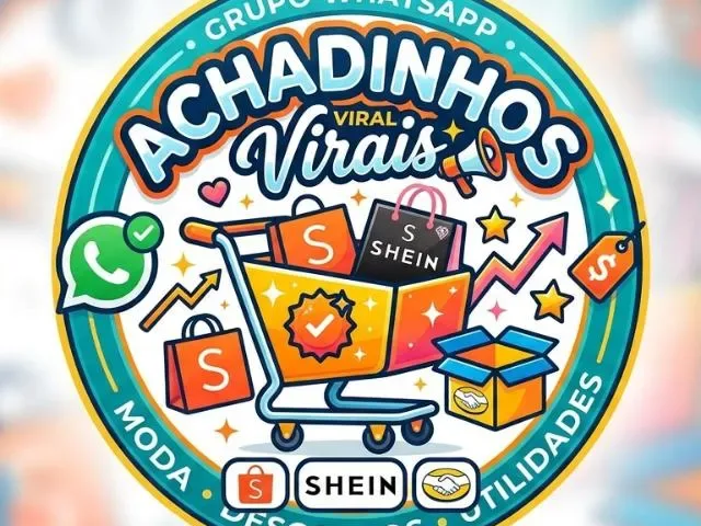 Imagem do grupo de WhatsApp Achadinhos Virais Shopee Mercado Livre E Shein