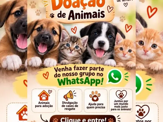 Imagem do grupo de WhatsApp Adotar É Um Ato De Amor