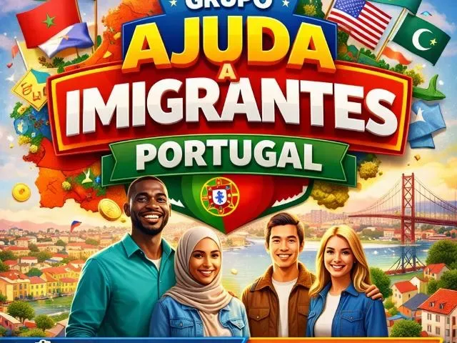 Imagem do grupo de WhatsApp 🦅🇵🇹AJUDA A IMIGRANTES PORTUGAL 🇵🇹