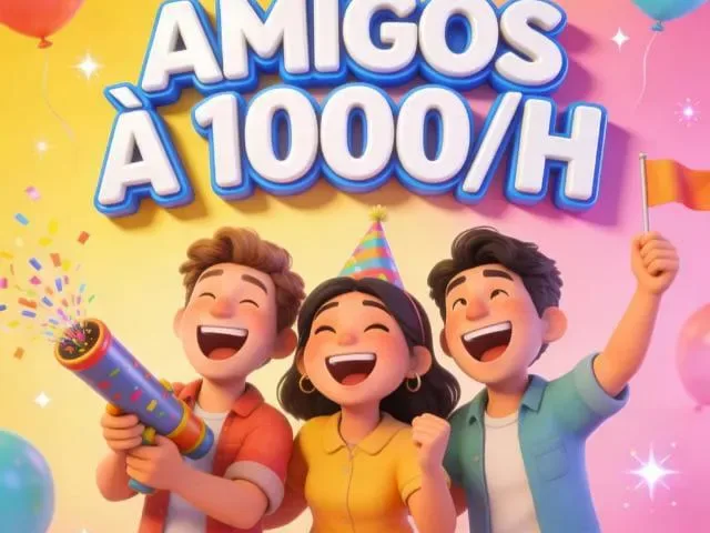 Imagem do grupo de WhatsApp Amigos à 1000/h