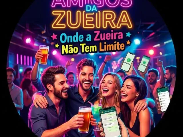 Imagem do grupo de WhatsApp Amigos Da Zueira