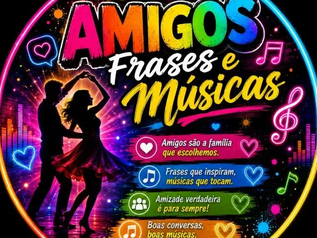 Imagem do grupo de WhatsApp Amigos Frases Música