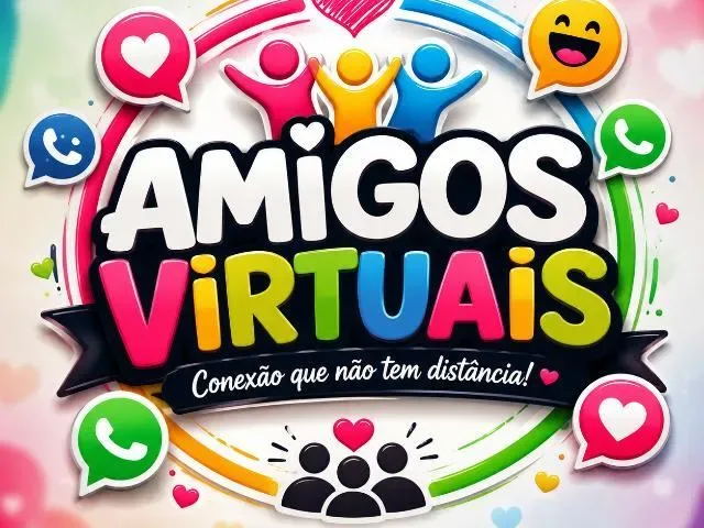 Imagem do grupo de WhatsApp Amigos Virtuais