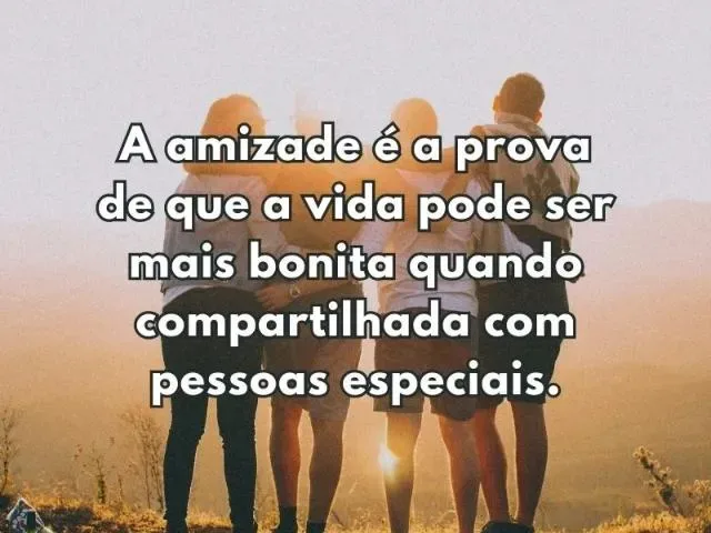 Imagem do grupo de WhatsApp Amizade É Alegria