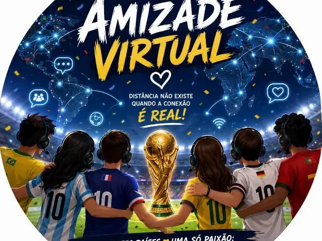 Imagem do grupo de WhatsApp Amizade Virtual
