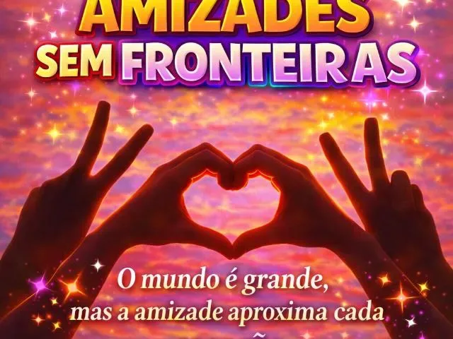 Imagem do grupo de WhatsApp Amizades Sem Fronteiras