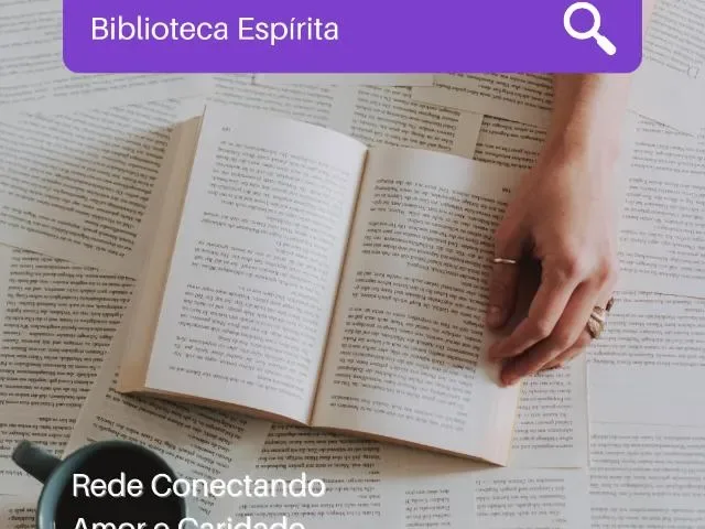 Imagem do grupo de WhatsApp Biblioteca Espírita