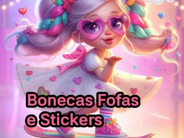 Imagem do grupo de WhatsApp Bonecas Fofas e Stickers