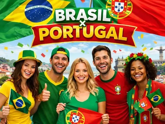 Imagem do grupo de WhatsApp Brasil Portugal