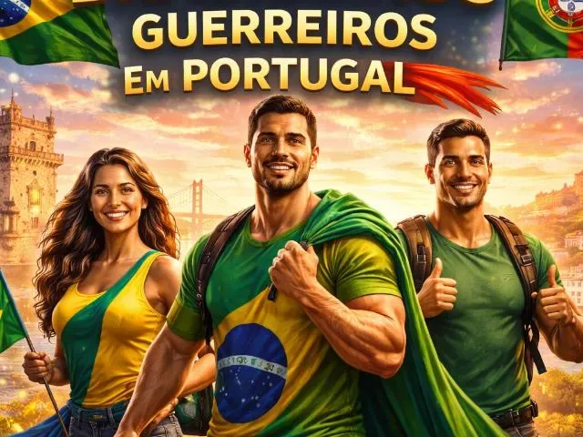 Imagem do grupo de WhatsApp Brasileiros Guerreiros Em Portugal