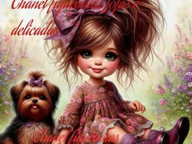 Imagem do grupo de WhatsApp Chanel Figurinhas Fofas Delicadas
