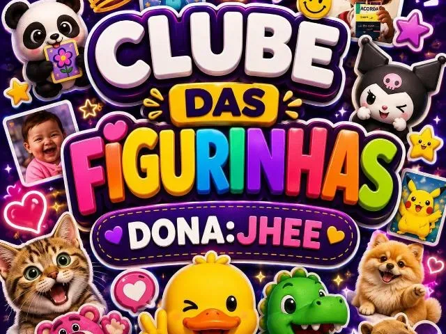 Imagem do grupo de WhatsApp Clube Das Figurinhas