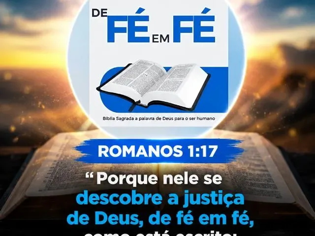 Imagem do grupo de WhatsApp De Fé em Fé