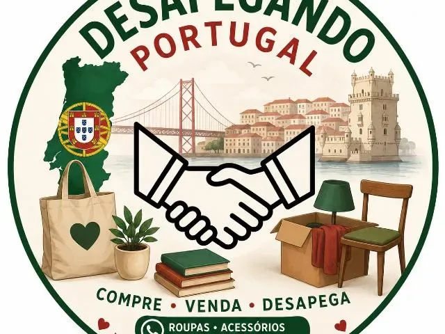Imagem do grupo de WhatsApp Desapegando Portugal