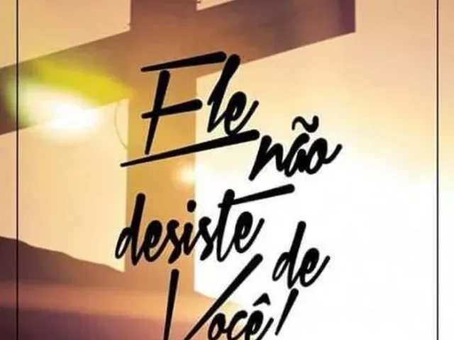 Imagem do grupo de WhatsApp Deus Não Desiste De Você