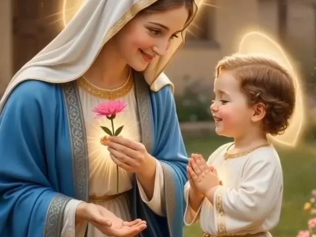 Imagem do grupo de WhatsApp Devotos De Maria Santíssima