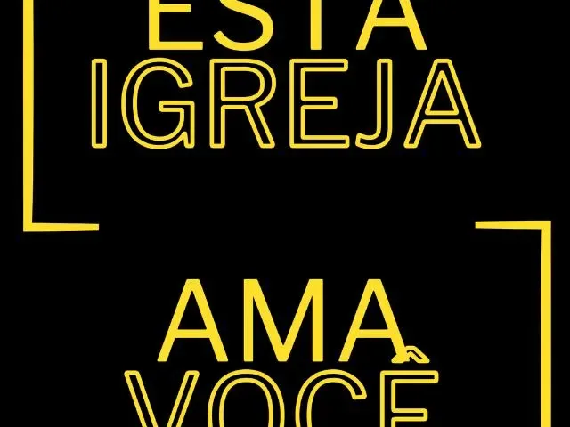 Imagem do grupo de WhatsApp Essa igreja ama você