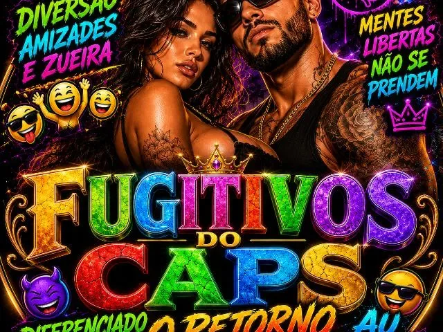 Imagem do grupo de WhatsApp Fugitivos do CAPS - O Retorno 2026