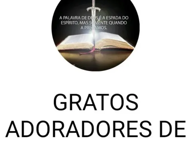 Imagem do grupo de WhatsApp Gratos Adoradores De Deus
