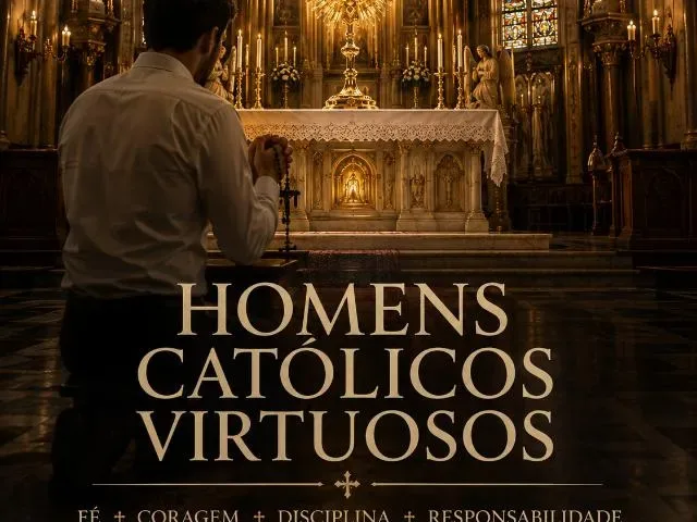 Imagem do grupo de WhatsApp Homens Católicos Virtuosos I Ad Majorem Dei Gloriam