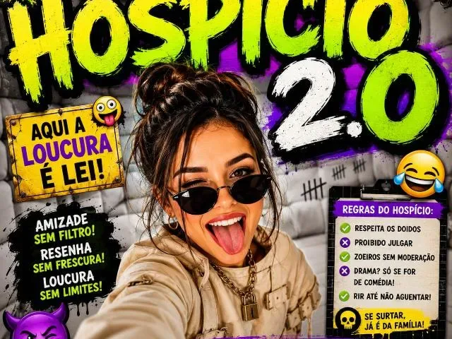 Imagem do grupo de WhatsApp Hospício 2.0