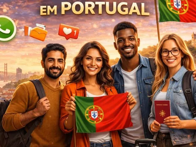 Imagem do grupo de WhatsApp Imigrantes Brasileiros