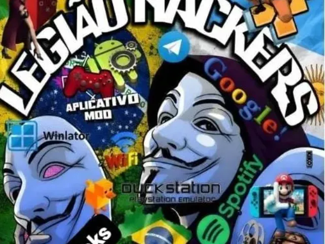 Imagem do grupo de WhatsApp Legiao Hackers