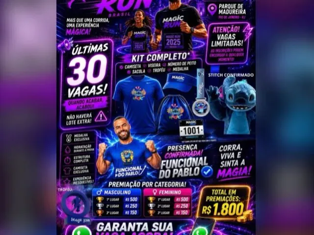 Imagem do grupo de WhatsApp Magic Run - Parque de Madureira