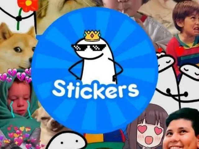 Imagem do grupo de WhatsApp Mega Stickers