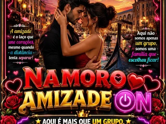 Imagem do grupo de WhatsApp Namoro Amizade On