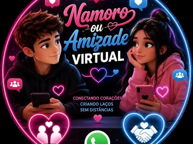 Imagem do grupo de WhatsApp Namoro Ou Amizade Virtual