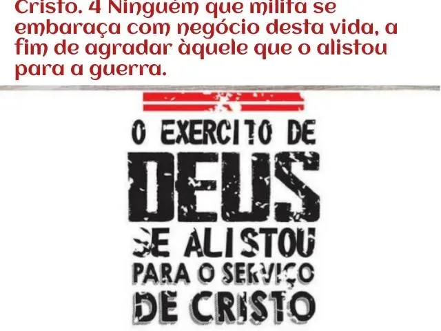 Imagem do grupo de WhatsApp O GRANDE EXÉRCITO DE DEUS