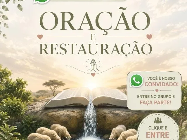 Imagem do grupo de WhatsApp Oração e Restauração