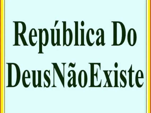Imagem do grupo de WhatsApp República Do Deus Não Existe