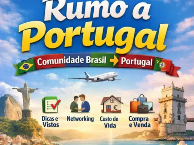 Imagem do grupo de WhatsApp Rumo a Portugal | Comunidade Brasil