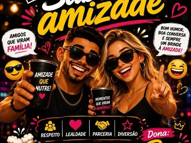 Imagem do grupo de WhatsApp Sabor Amizade