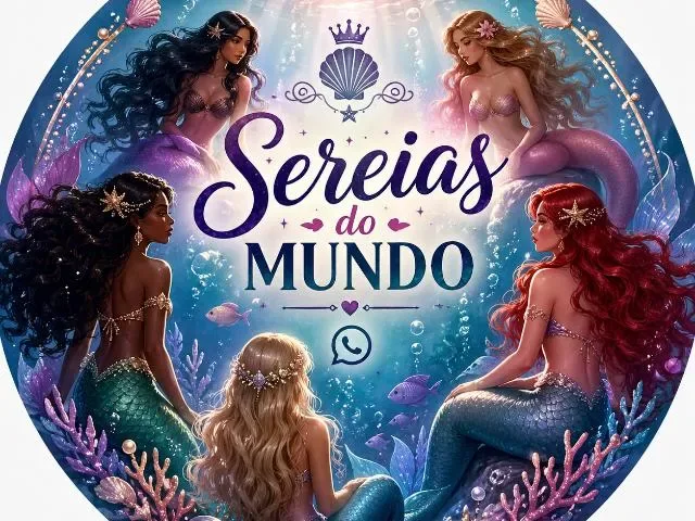 Imagem do grupo de WhatsApp SEREIAS DO MUNDO