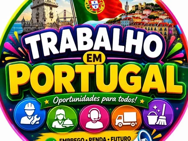 Imagem do grupo de WhatsApp Trabalho Em Portugal
