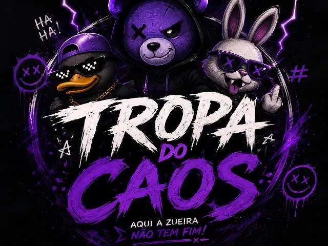 Imagem do grupo de WhatsApp Tropa do Caos