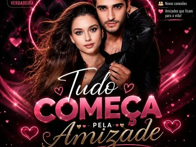 Imagem do grupo de WhatsApp Tudo Começa Pela Amizade
