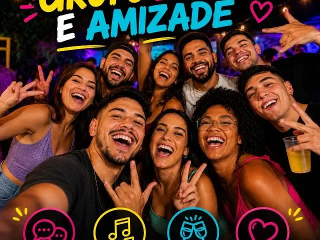 Imagem do grupo de WhatsApp Zoeira e Amizade